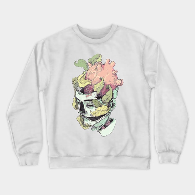 brain Crewneck Sweatshirt by Francisco1